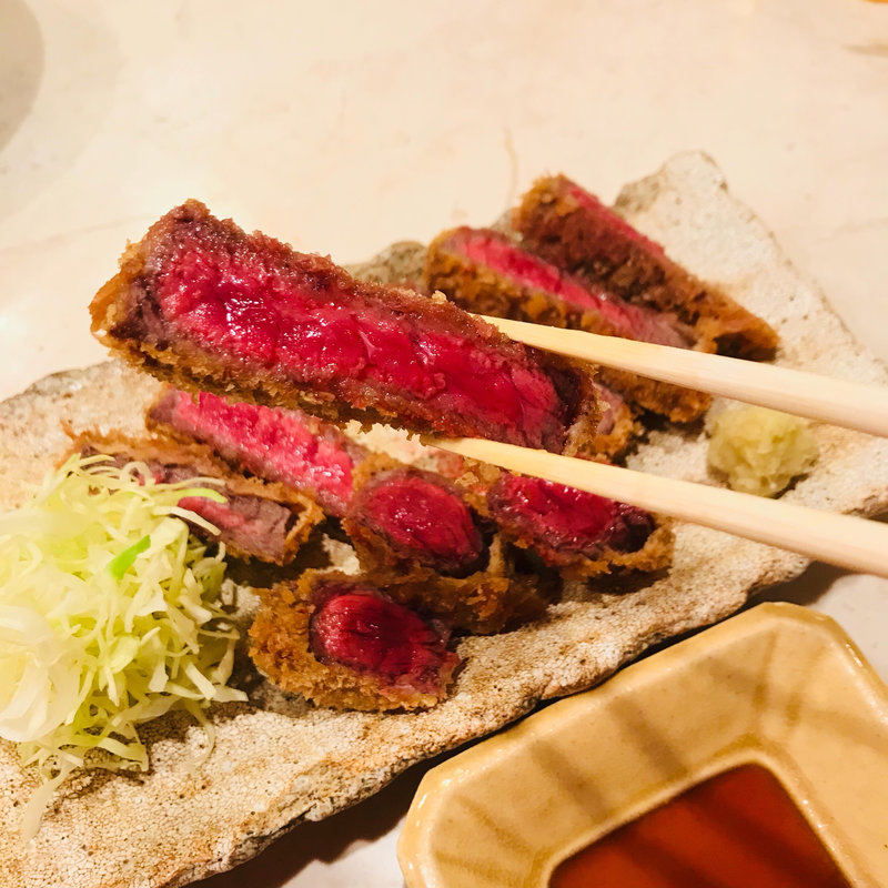 牛カツ(銀座 しまだ)