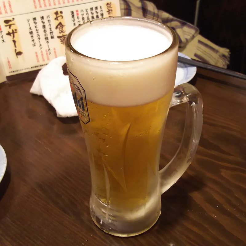 生ビール（中ジョッキ）(筑前屋 武蔵新田店)