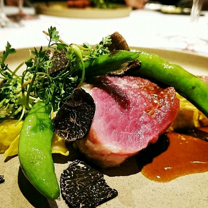 愛知鴨のステーキ(RESTAU K YAMAUCHI)