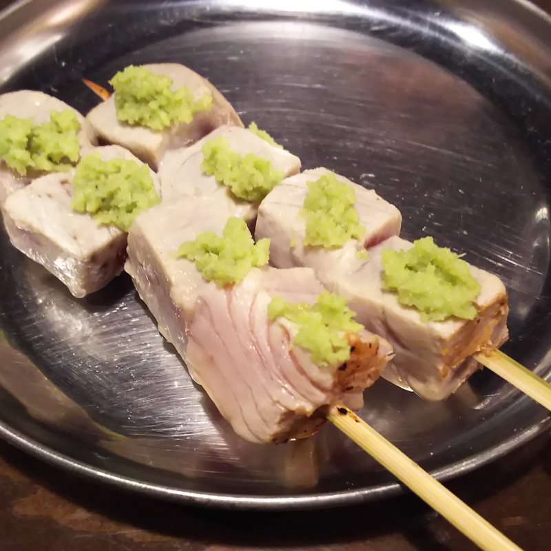 マグロ串(筑前屋 武蔵新田店)