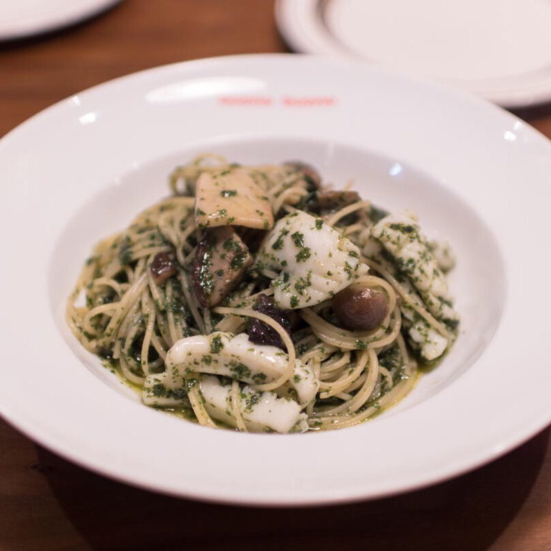 ハリイカと木の子の和風ジェノベーゼ(The Kitchen buono buono)