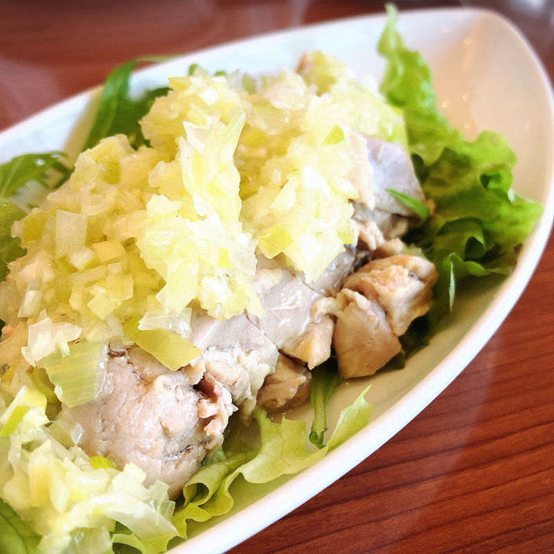 蒸し鶏 ネギソース(鼎泰豐 玉川高島屋ＳＣ店 （ディンタイフォン）)