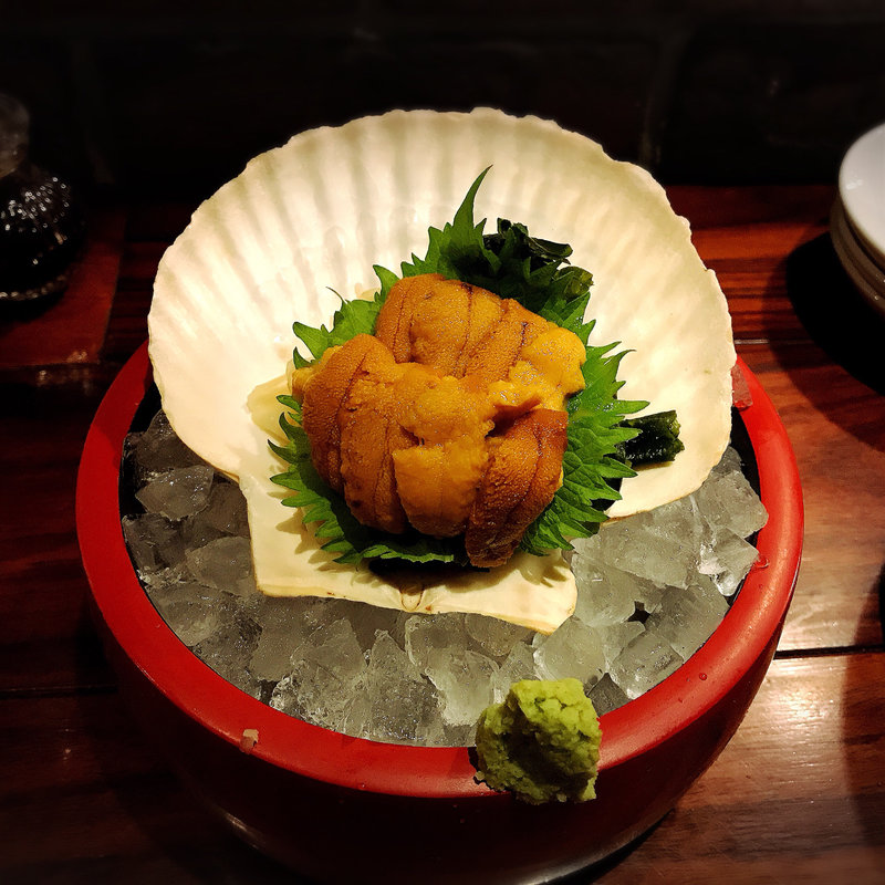 ウニの刺身(いが嵐倉庫 )