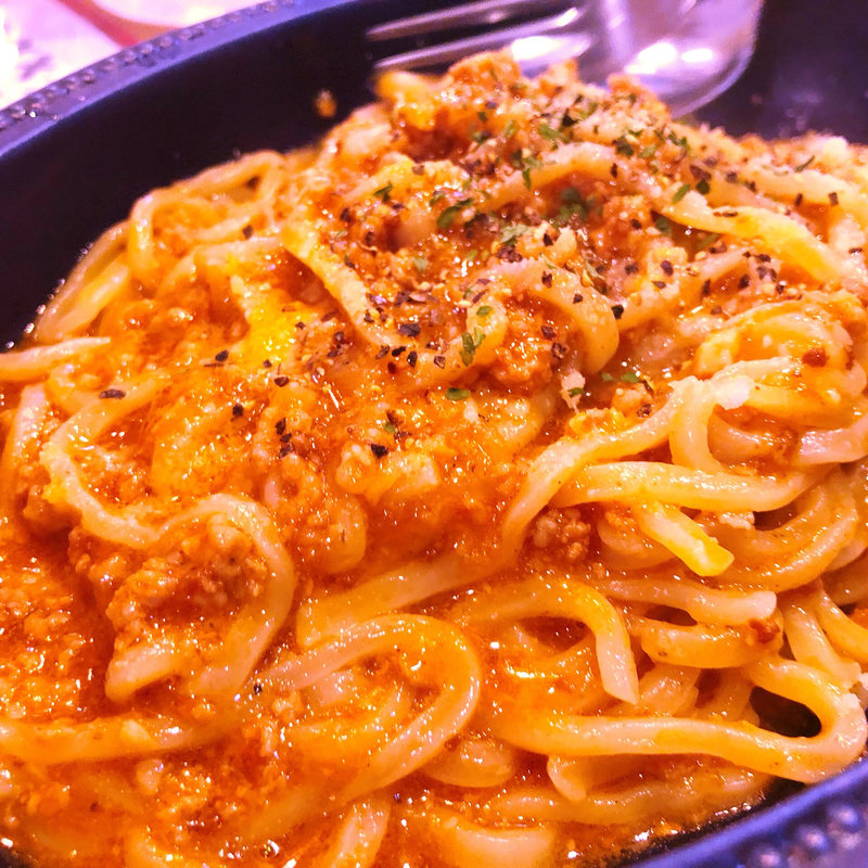 生めんボロネーゼ(やきとんひなた 志村坂上店)