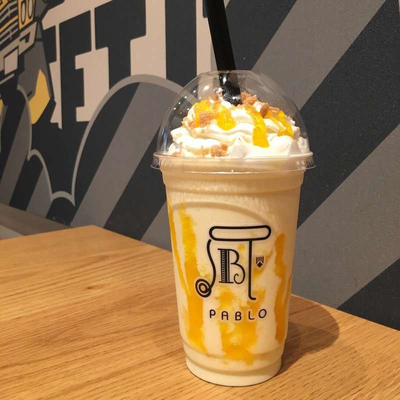 飲むチーズタルト(焼きたてチーズタルト専門店PABLO COFFEE 心斎橋オーパきれい館店)