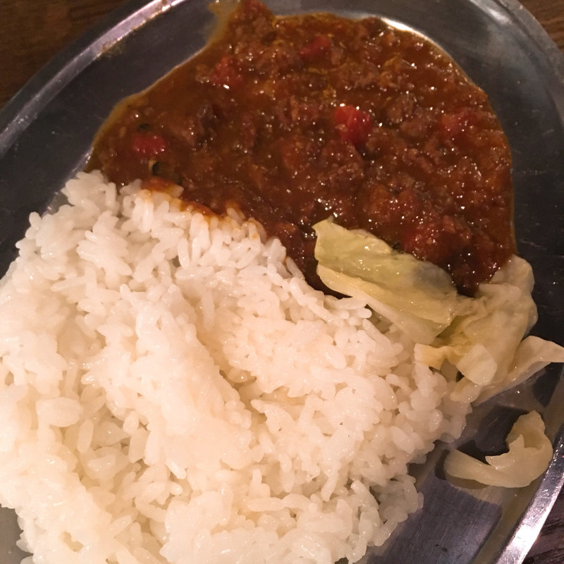 ハーフカレー(月島ロック)