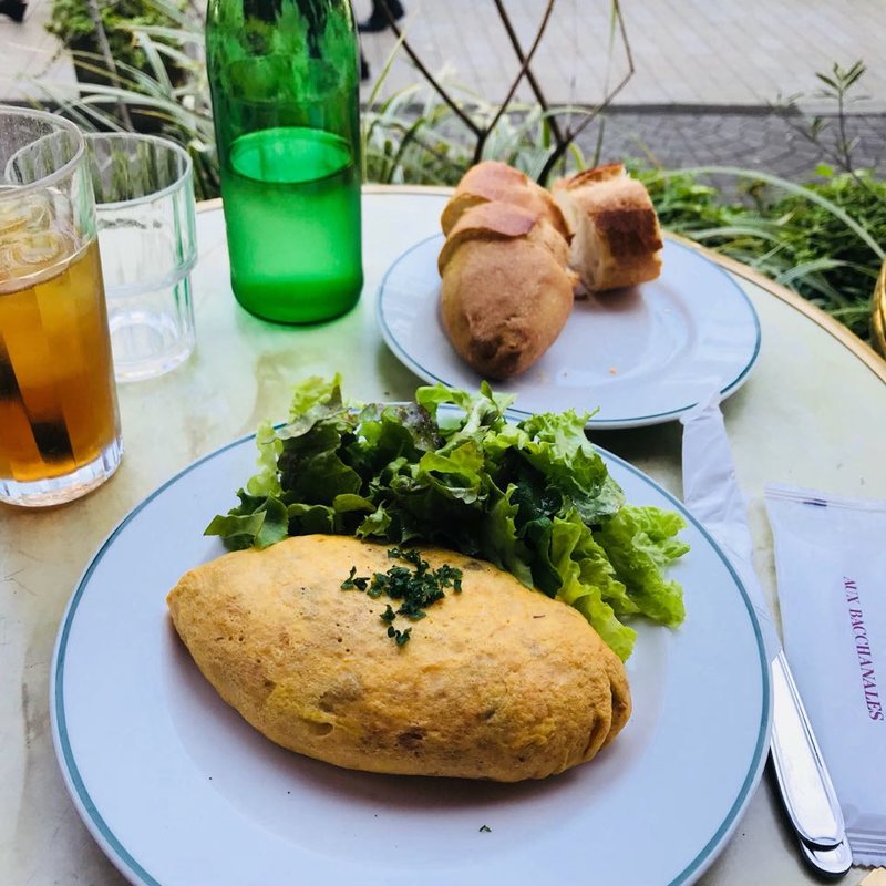 オムレツ(オーバカナルカフェ紀尾井町)