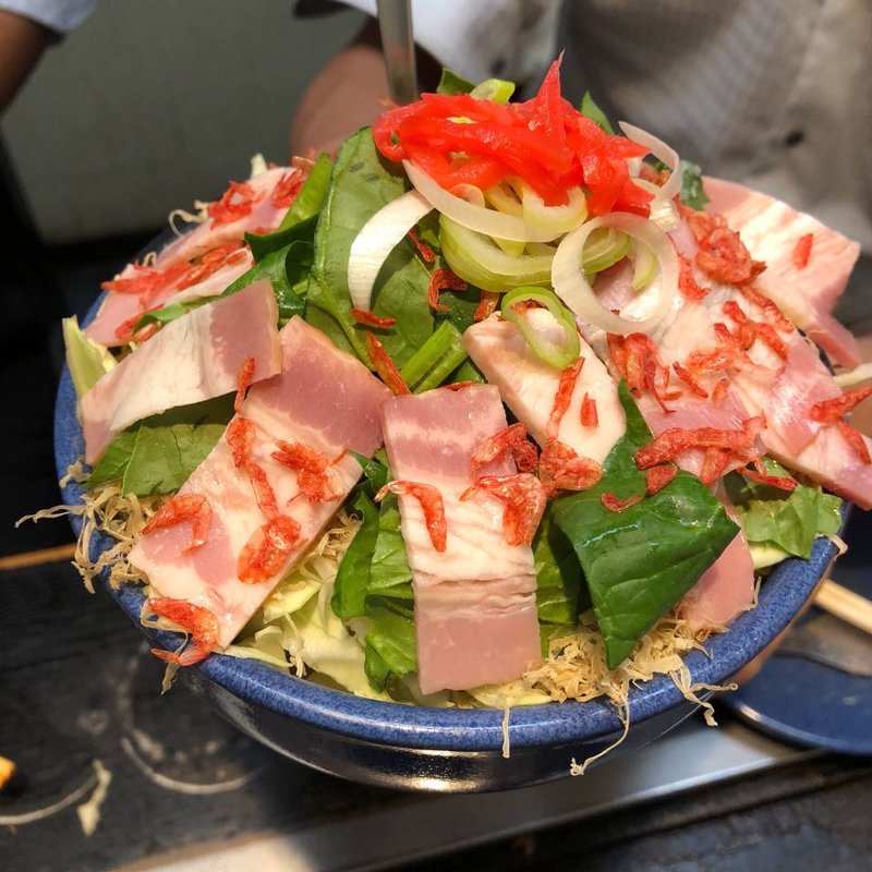 餅チーズベーコンほうれん草もんじゃ(五平)