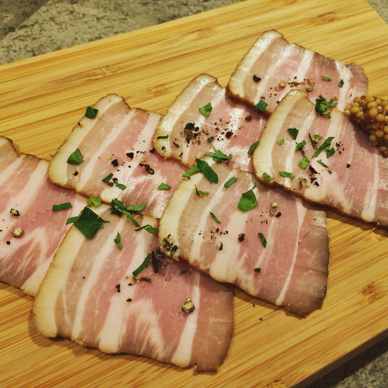 自家製レアベーコン(クーカイ)