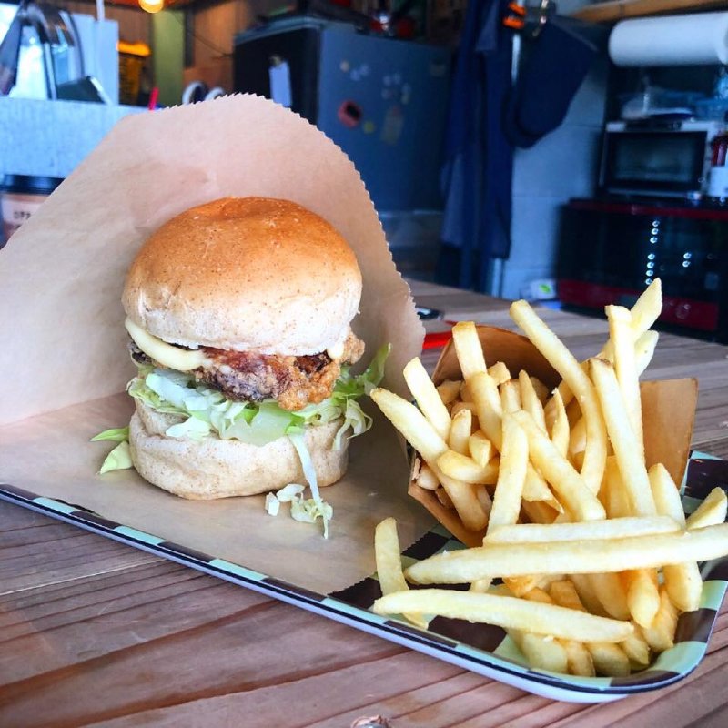 ハンバーガー(re cafe)
