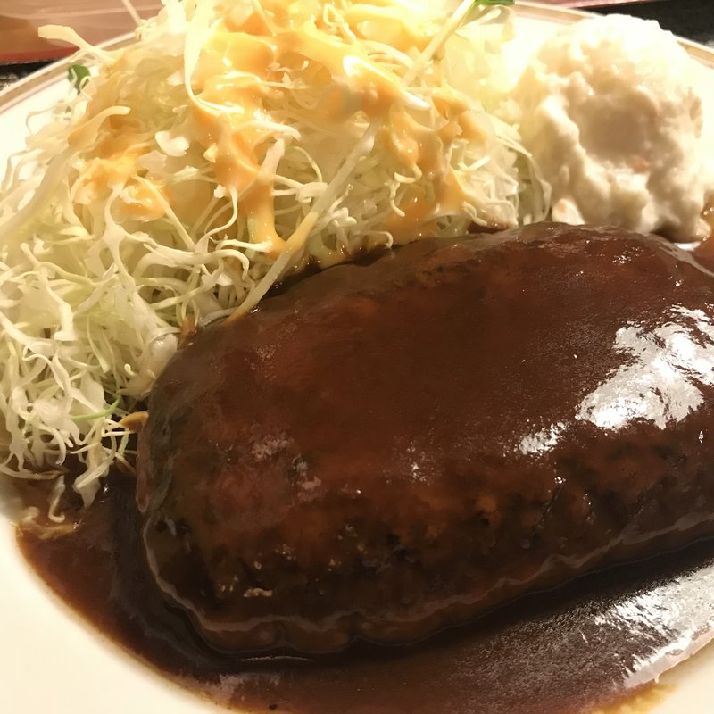 ハンバーグ定食(全員集合)