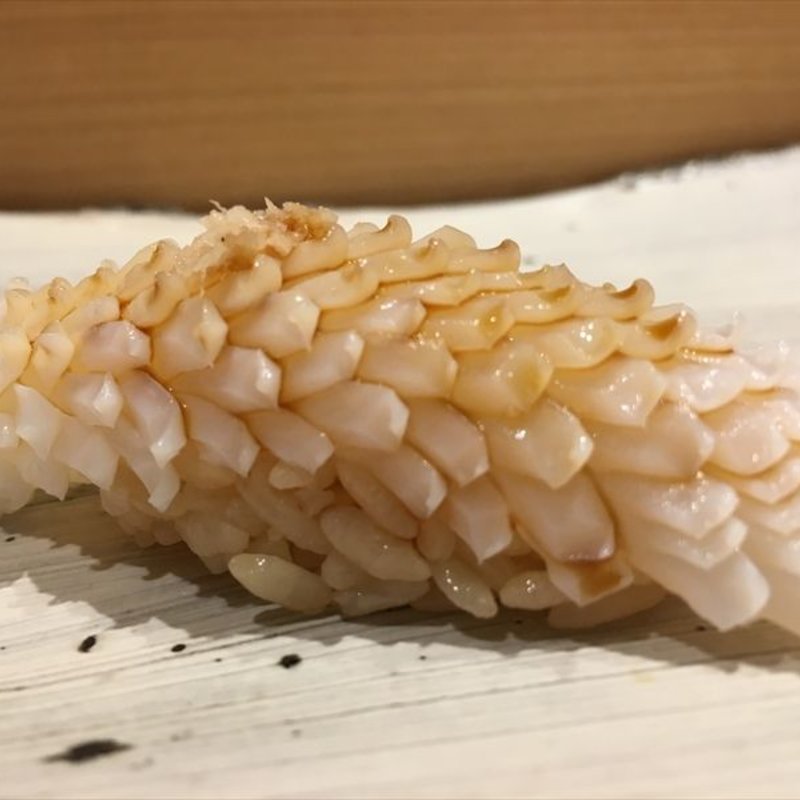 穴子の薄造り(鮨 樋口)