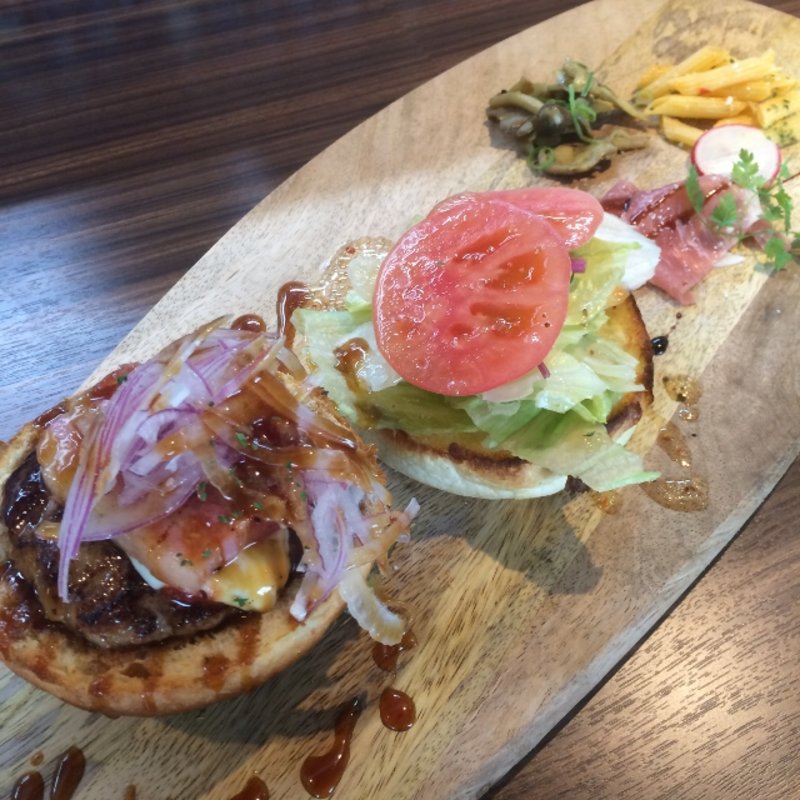 国産バーガーベーコントッピング(kuni41)