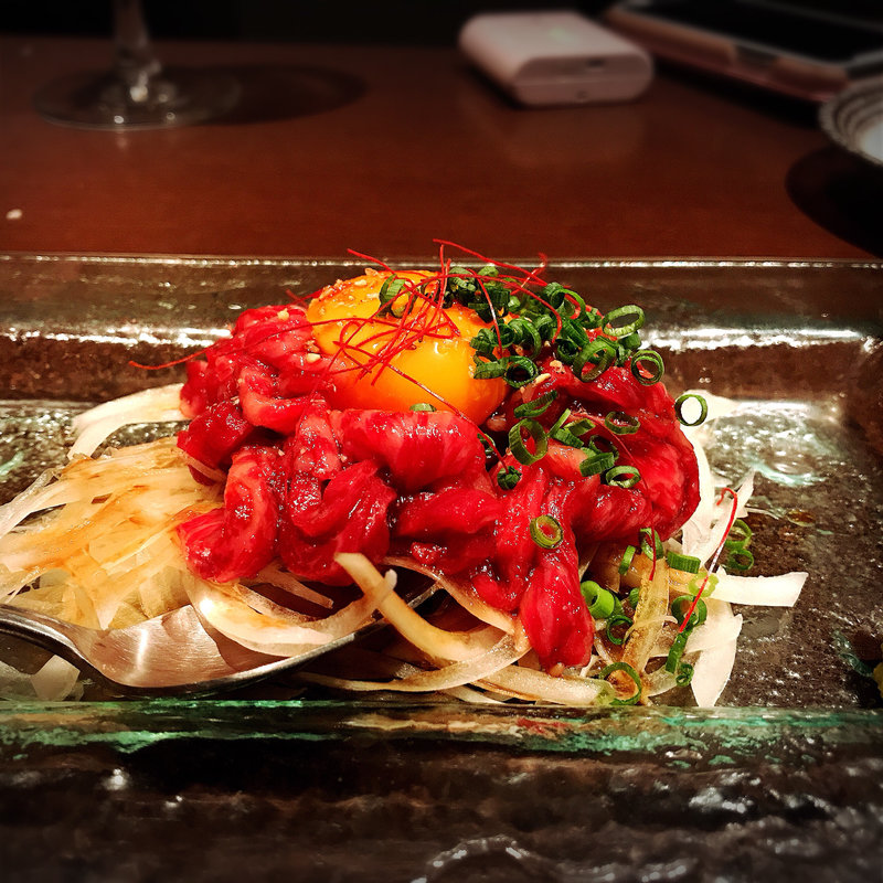 黒毛和牛ユッケ(テッパン ニキ （teppan niki）)