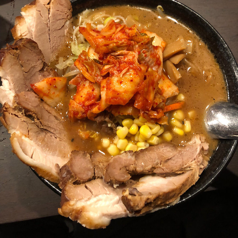 キムチチャーシュー麺(居酒屋 蓮)