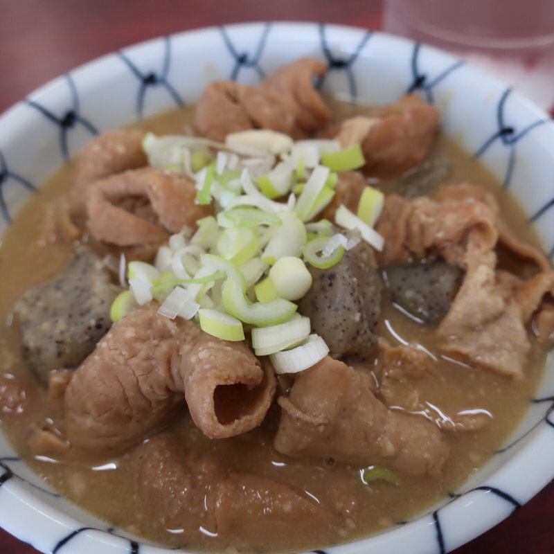 モツ煮(市場食堂 秀子)