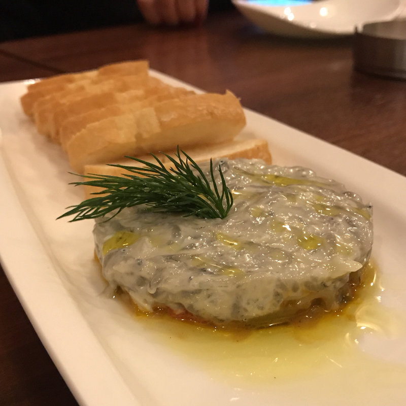 生シラスのタルタルあえ バケット添え(C.T kitchen 亀 )