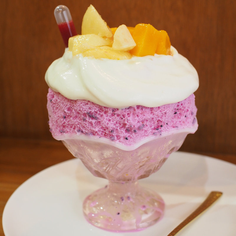 宮崎マンゴー 熊本ピーチ氷(かき氷研究所)