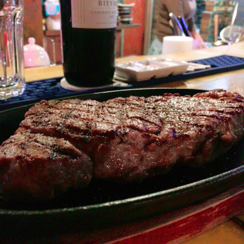 サーロインステーキ (大衆炭焼ステーキ キタハラ)