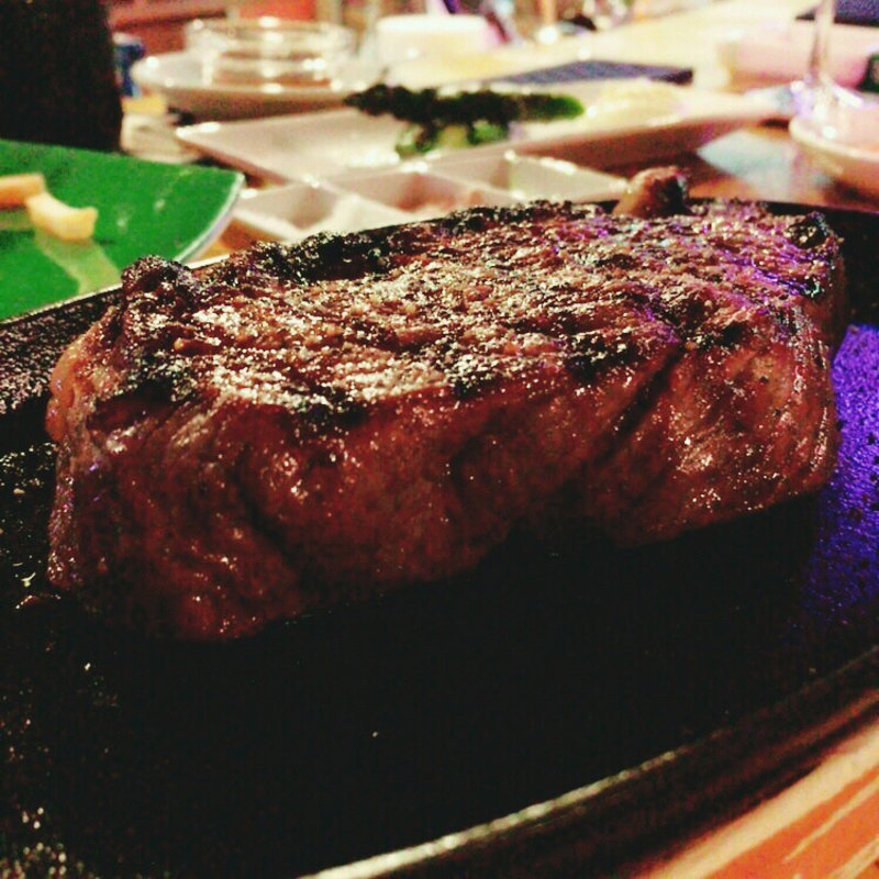 イチボのステーキ(大衆炭焼ステーキ キタハラ)