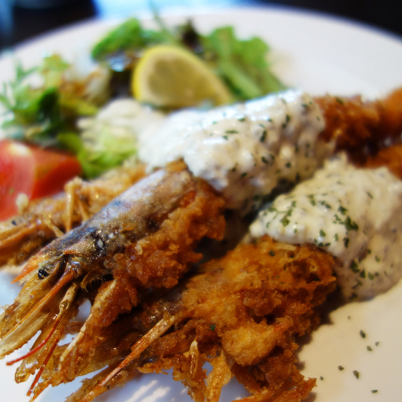 大海老フライ定食(翠藍（すいらん）)