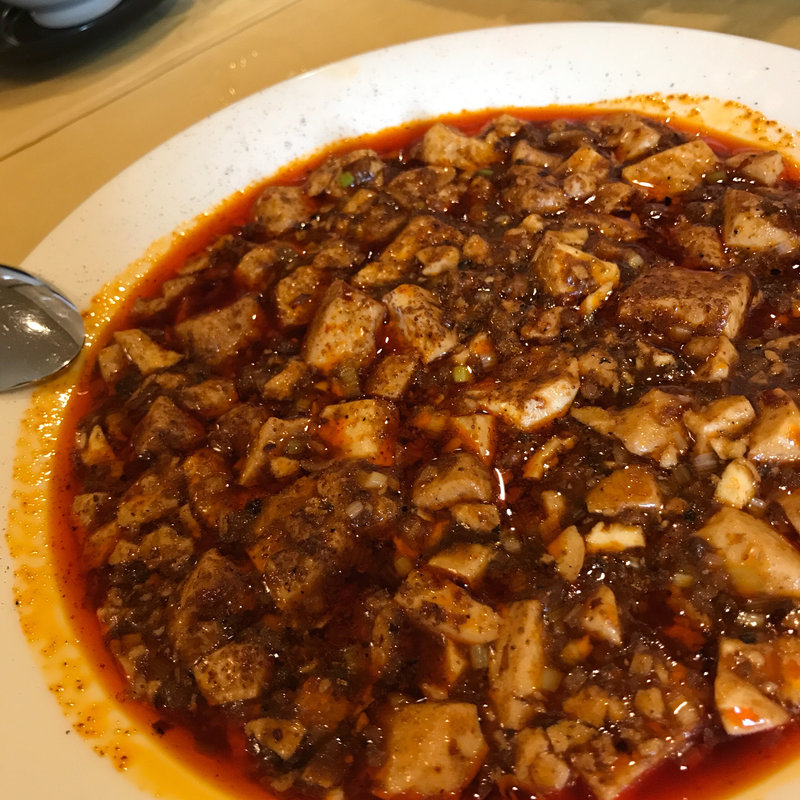 陳マーボードーフ (四川山椒入り) ランチセット(赤坂四川飯店)