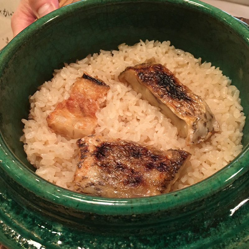 のどぐろの釜飯(山中湖 菜庭料理 尚起)