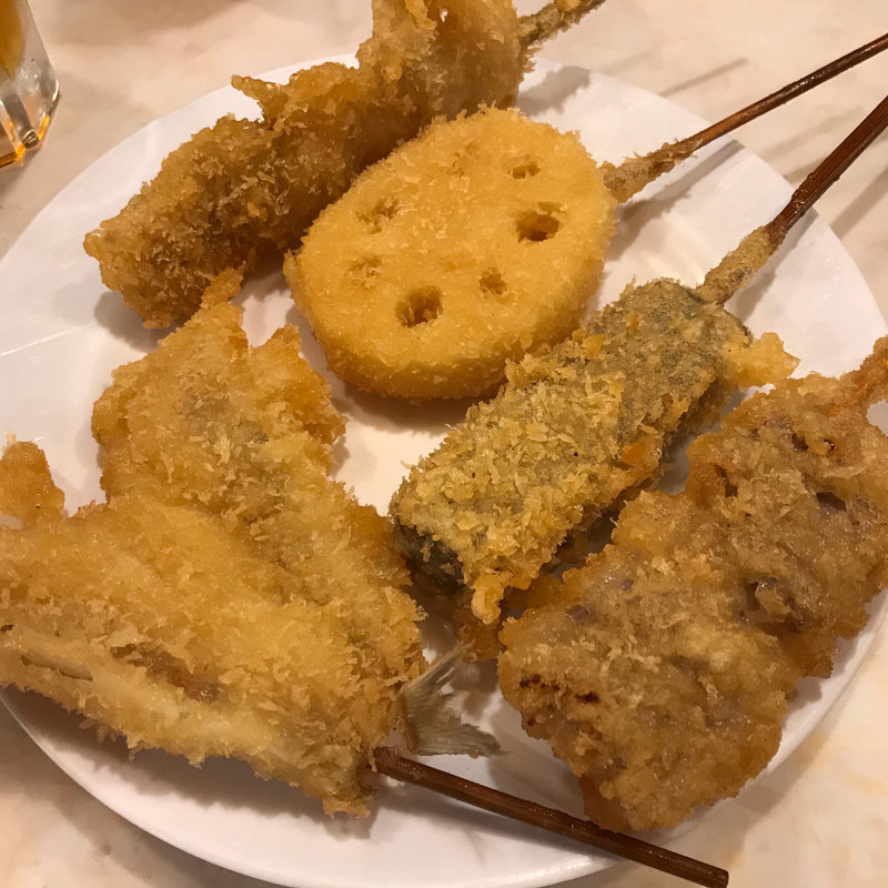 串かつ・牛かつ・キス・こんにゃく・レンコン(鳥の巣 大阪NAMBAなんなん店 )