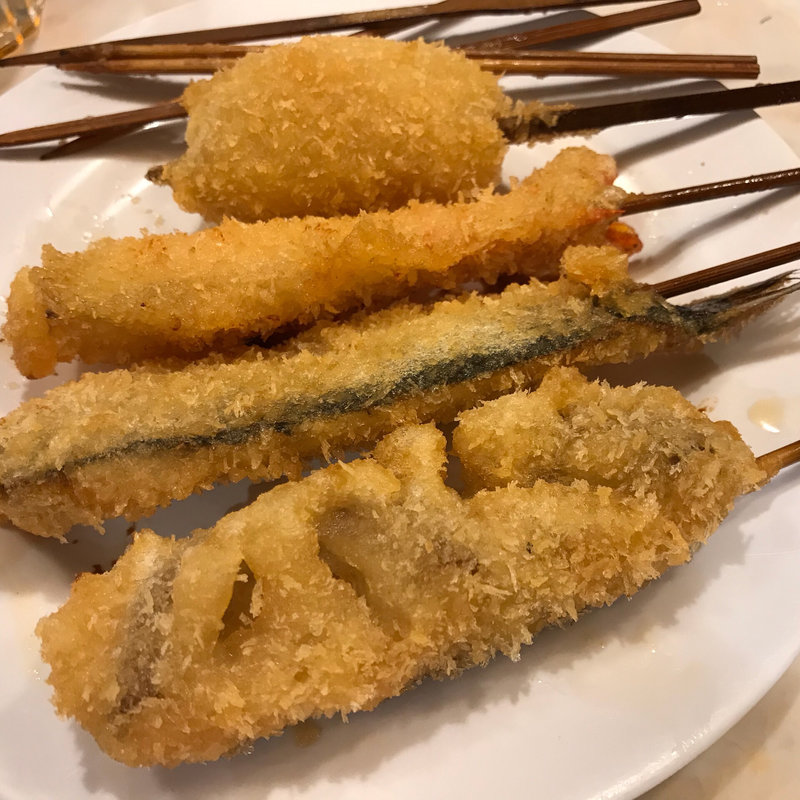 いわし・しいたけ・じゃがいも・えび(鳥の巣 大阪NAMBAなんなん店 )