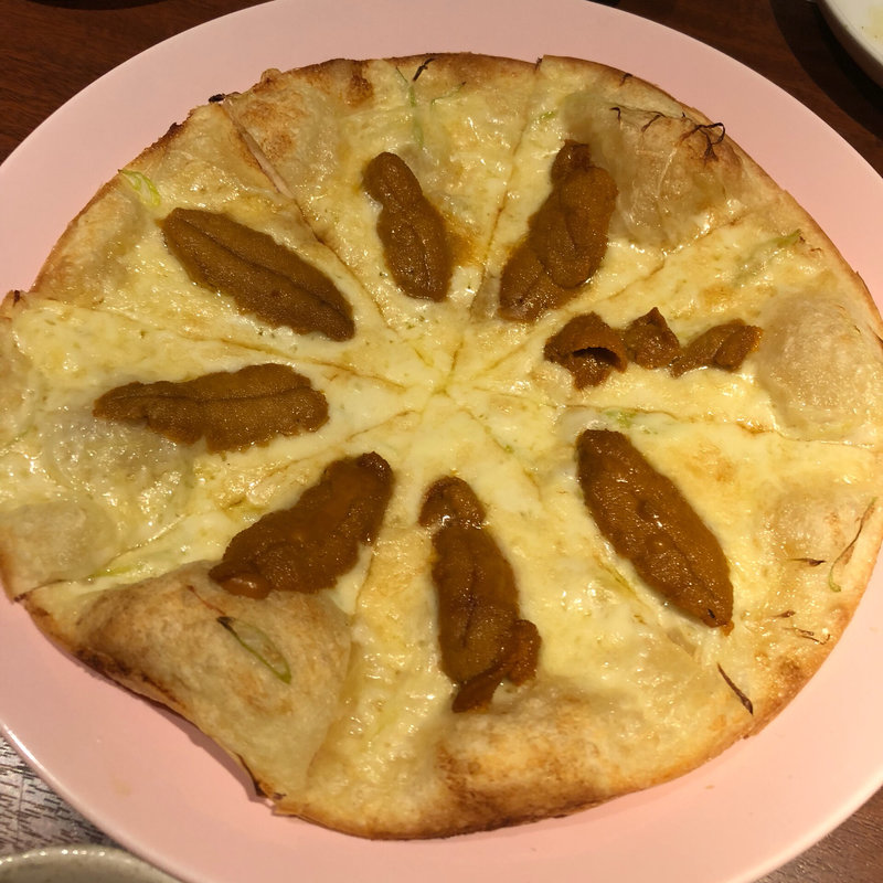 雲丹ピザ(Dining ハレの日)