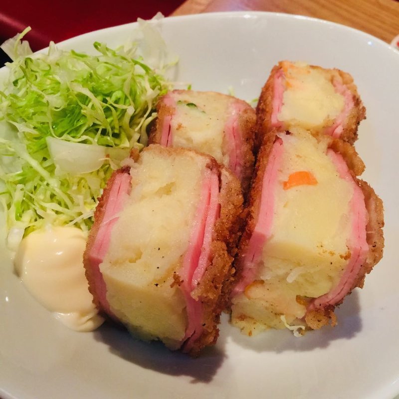ポテサラハムカツ(駿 上野店)