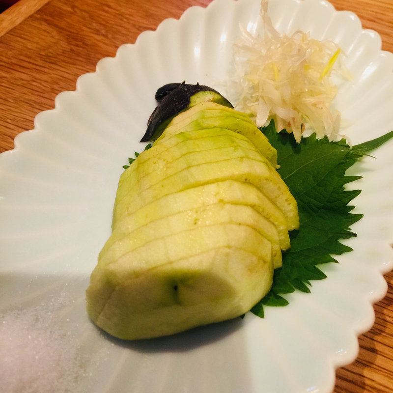 水茄子刺身(駿 上野店)