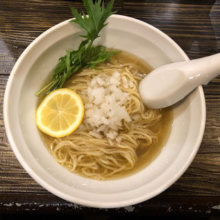 秋刀魚と羅臼昆布の冷やしそば(丿貫)