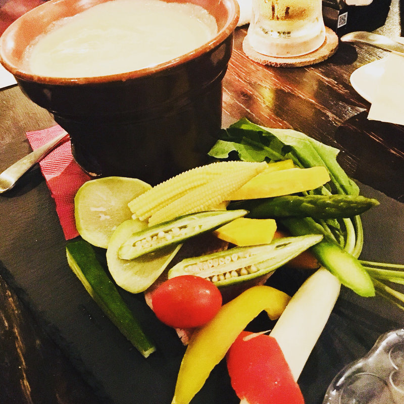 Marcheのバーニャカウダ(SAROS.Night Marche)