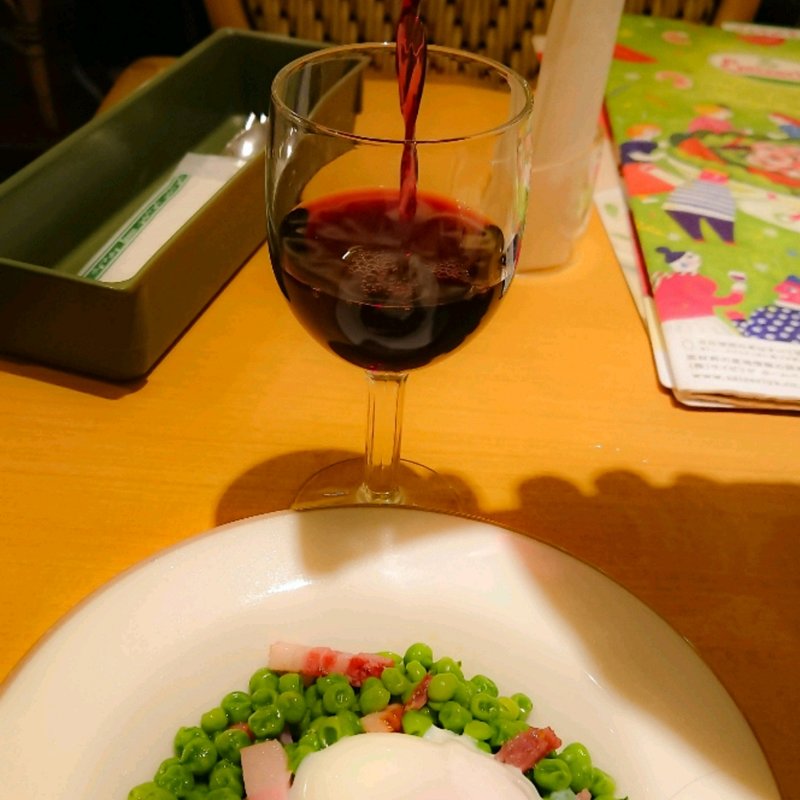 柔らか青豆の温サラダ(サイゼリヤ 本郷三丁目店)