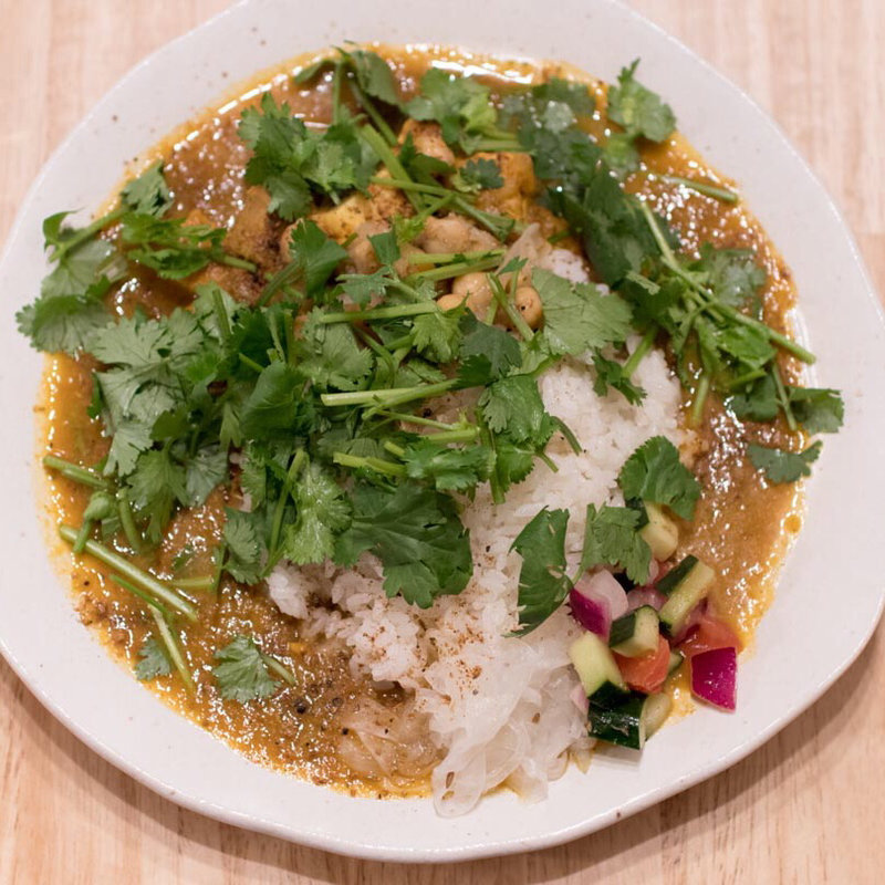 チキンカレー パクチー増量(curry phakchi(パクチー))