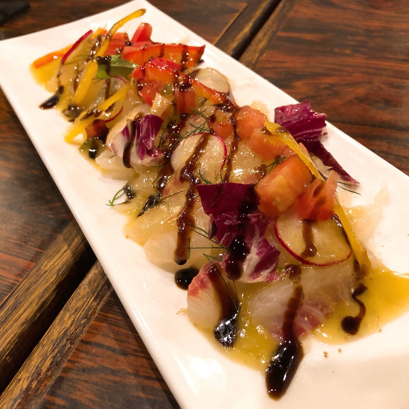 真鯛のカルパッチョ(SABOU 虎ノ門店 （サボウトラノモンテン）)