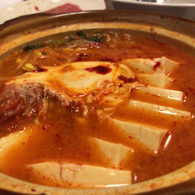 豆腐チゲ(焼肉二葉苑)