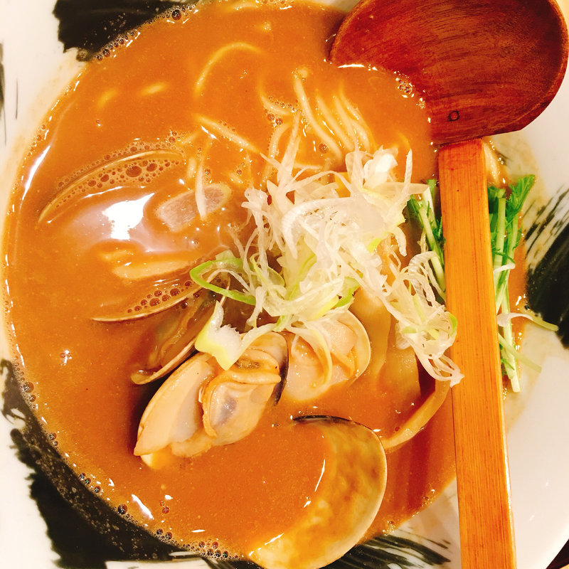 真鯛らーめん 赤だし(貝入り)(真鯛らーめん まるき 守口店)