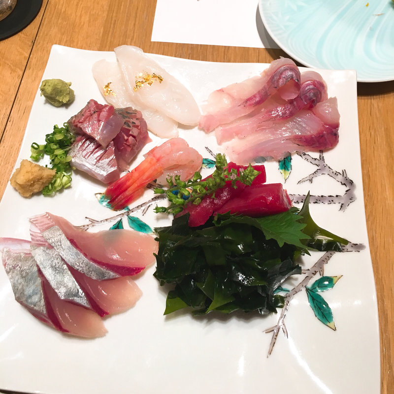 刺身盛り合わせ(金沢まいもん寿司 珠姫 大手町)