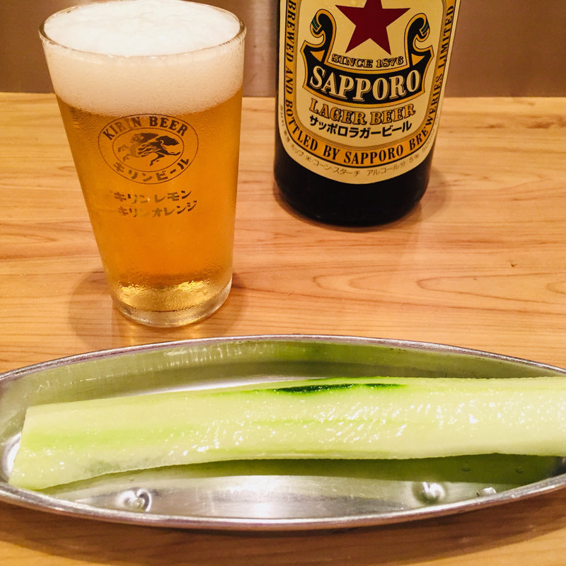 お通し(丸万元祖焼鳥)