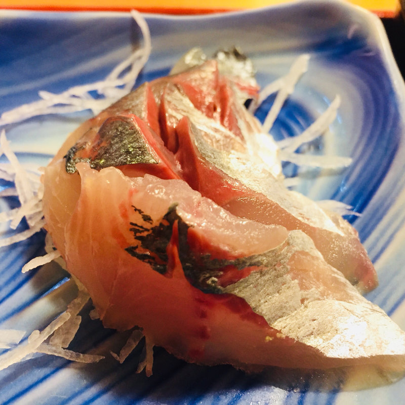 鯵のお造り(うずしお館 )