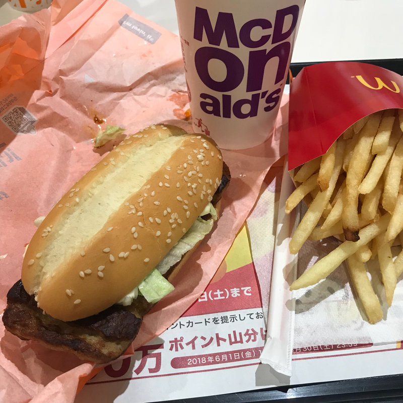 マックリブセット（マックフライポテトM＋ドリンクM）(マクドナルド 東久留米イトーヨーカドー店)