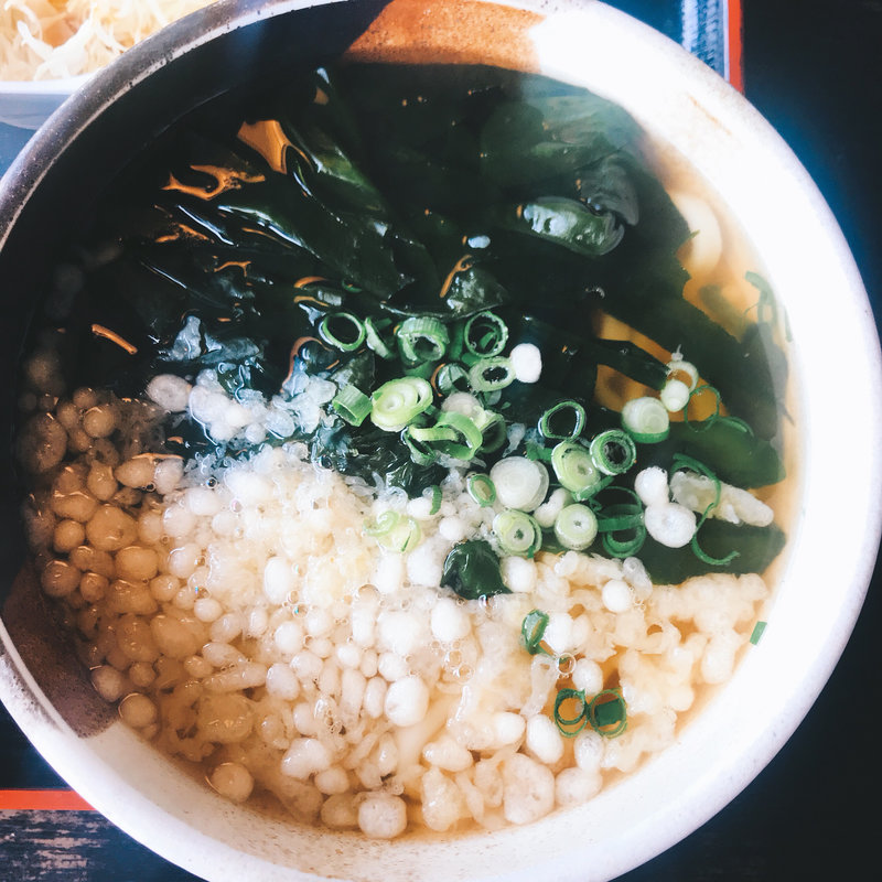ワカメうどん(みの屋うどん 時津店 （みのやうどん）)
