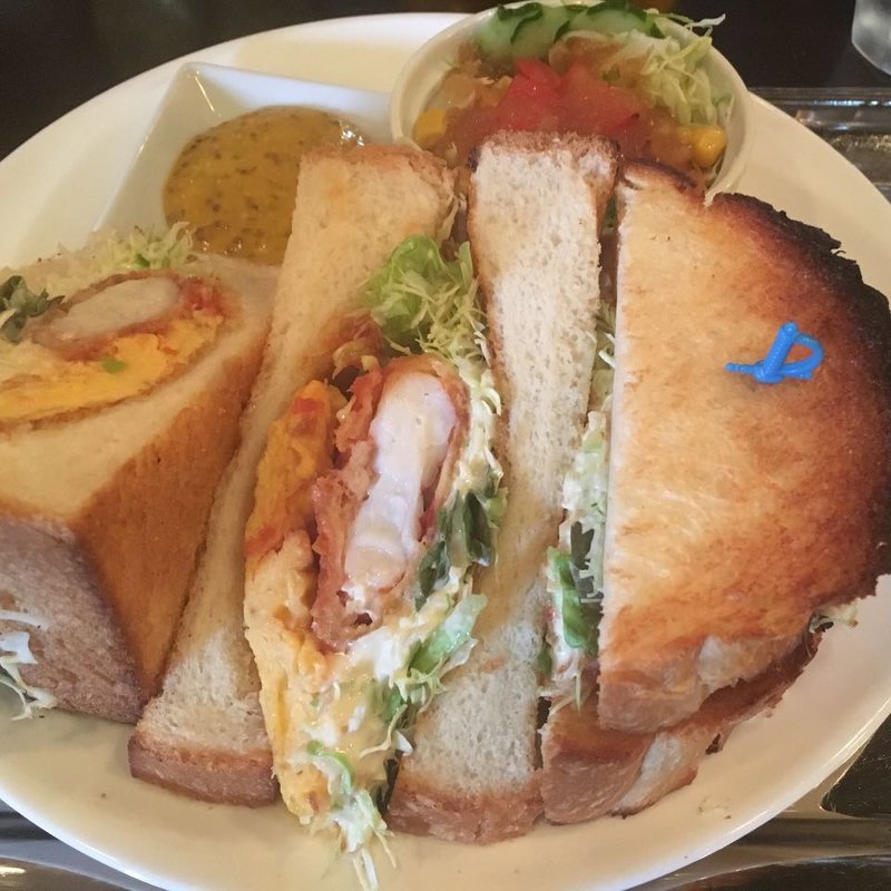 海老カツサンド(あかね珈琲館 )