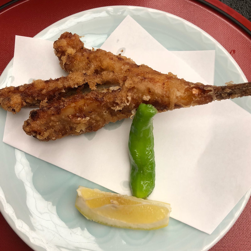 小河豚唐揚げ(割烹 生簀篭 )