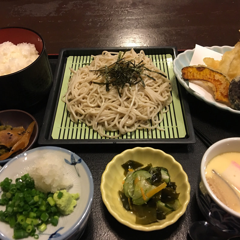 天ざる定食(星野村 )
