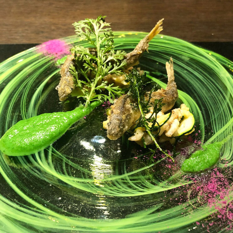 鮎リゾット フリット(ブリーク （Brique）)