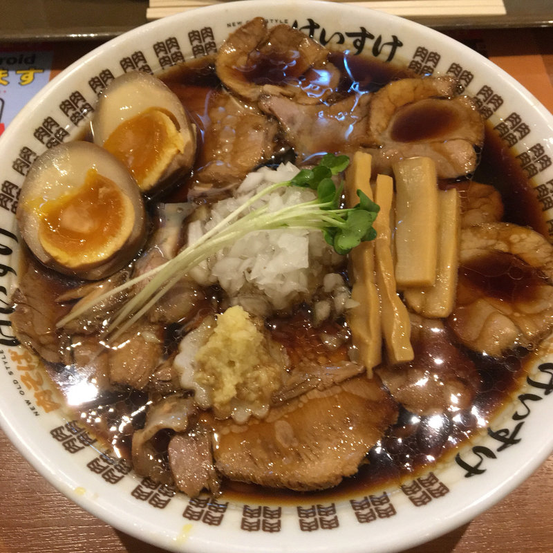 肉そば醤油味玉入り(けいすけ )