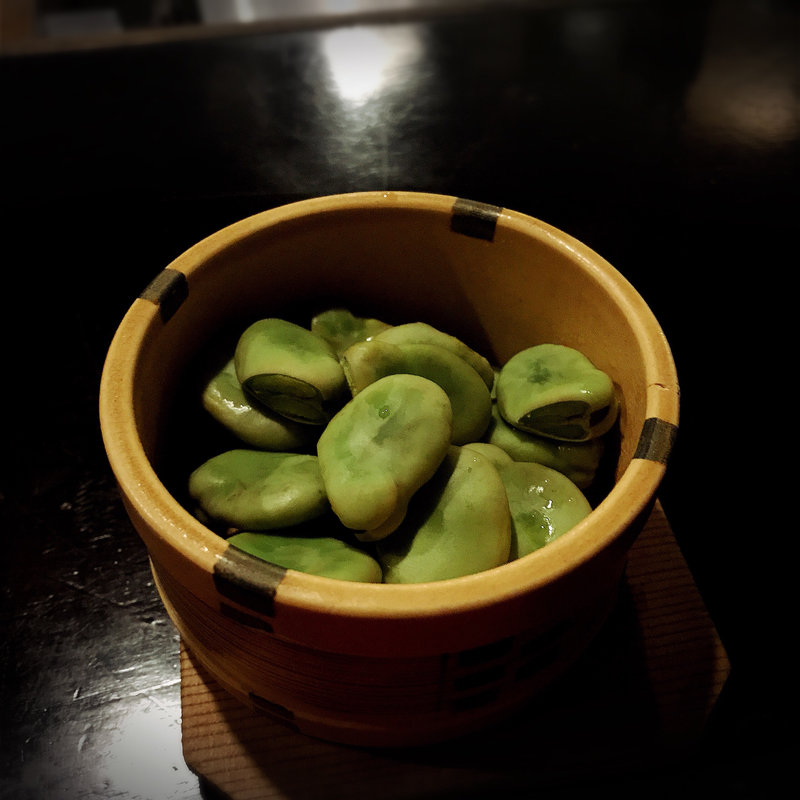 そら豆塩ゆで熱々(間人（マニン）代官山店)